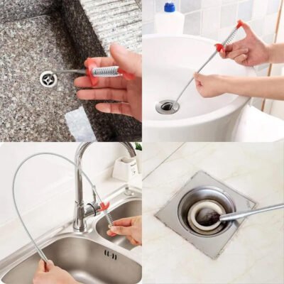 ড্রেন ক্লিনার ক্লগ রিমুভাল ক্লিনিং টুল / Drain / Basin pipe/ Tar Cleaner
