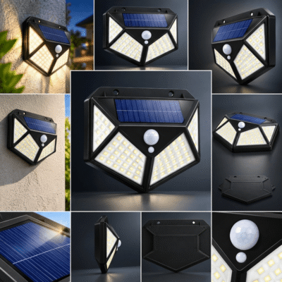 100 LED Solar Wall Light | সোলার মোশন সেন্সর লাইট