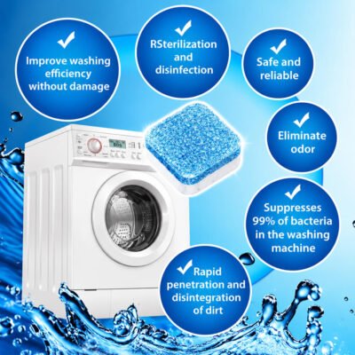 12Pcs Washing Machine Tank Cleaner Tablet