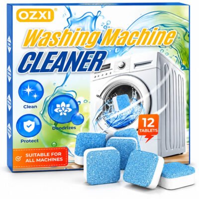 12Pcs Washing Machine Tank Cleaner Tablet