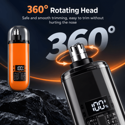 ২-ইন-১ নাক ও বডি হেয়ার ট্রিমার (রিচার্জেবল) 2-in-1 Waterproof Nose & Body Grooming Trimmer