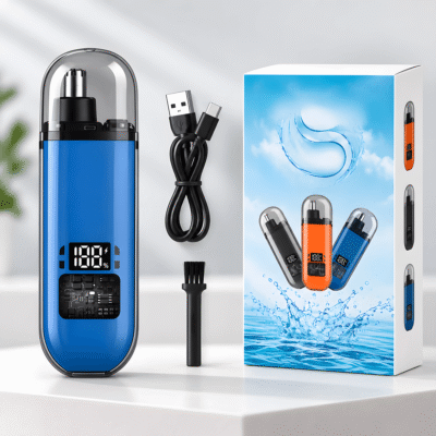 ২-ইন-১ নাক ও বডি হেয়ার ট্রিমার (রিচার্জেবল) 2-in-1 Waterproof Nose & Body Grooming Trimmer