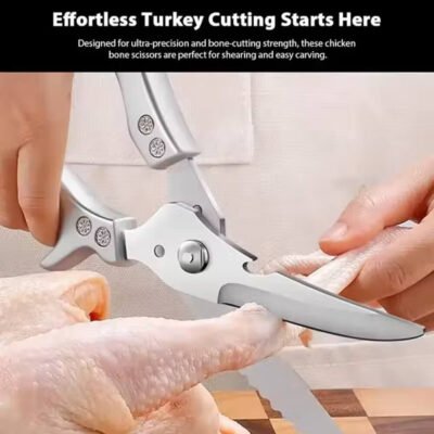 মাংস কাটার কাঁচি | Heavy Duty Poultry & Meat Cutting Shears