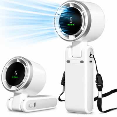 পোর্টেবল হ্যান্ডহেল্ড টার্বো ফ্যান Mini Turbo Portable Fan | Portable Turbo Fan Mini 1800 mAh Turbo Fan