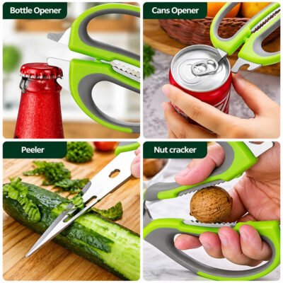 মাল্টিফাংশন কিচেন স্মার্ট সিজার (Multifunction Kitchen Smart Scissors)