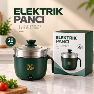 Multifunctional Mini Rice Cooker & Electric Frying Pan – ২-ইন-১ মাল্টি-ফাংশনাল ইলেকট্রিক কুকার ও স্টিমার