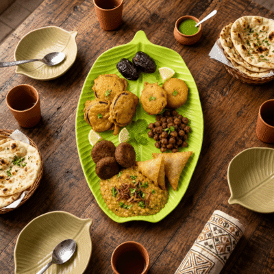 প্লাস্টিক কলা পাতা সার্ভিং প্লেট বড় সাইজ / Premium Plastic Banana Leaf Serving Plate Big Size