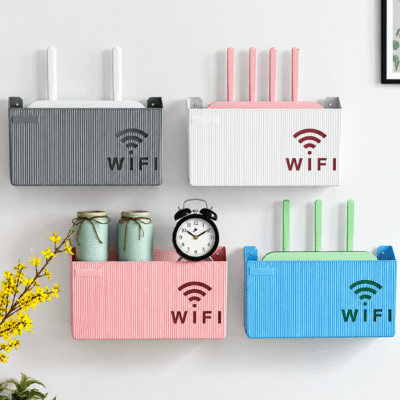 ওয়াইফাই রাউটার স্ট্যান্ড |  Premium WiFi Router Stand | Wall Mount Router Organizer