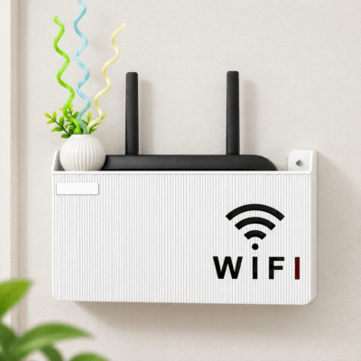 ওয়াইফাই রাউটার স্ট্যান্ড |  Premium WiFi Router Stand | Wall Mount Router Organizer